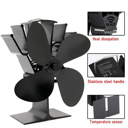 Efficient Heat Powered Fireplace Blower
