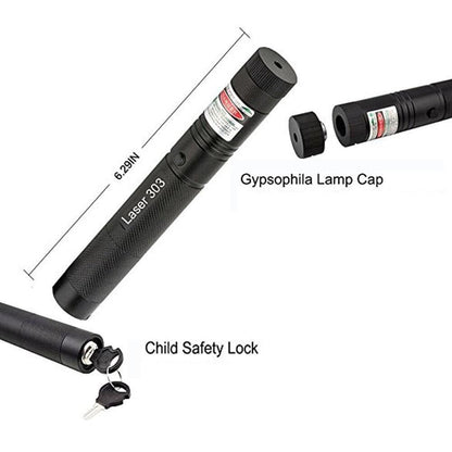 Precise Beam Laser Pointer with Secure Lock
