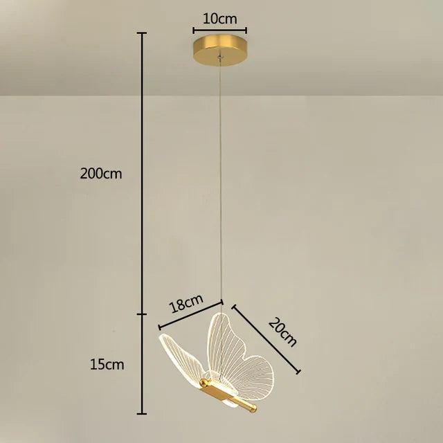 Stylish LED Butterfly Ceiling Light