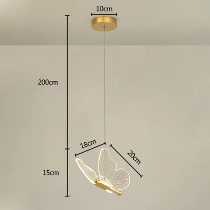 Stylish LED Butterfly Ceiling Light