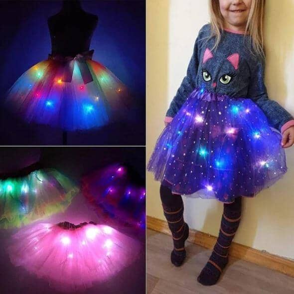 Sparkly Illuminated LED Dance Skirt - Halri