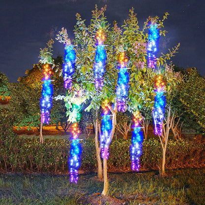 Colorful LED Raindrop Yard Lights