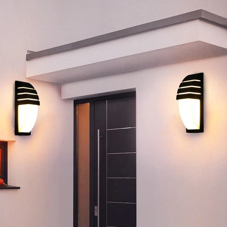 Motion Activated Weatherproof LED Security Wall Lamp - Halri
