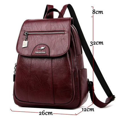 Premium Leather Ladies Backpack Bag