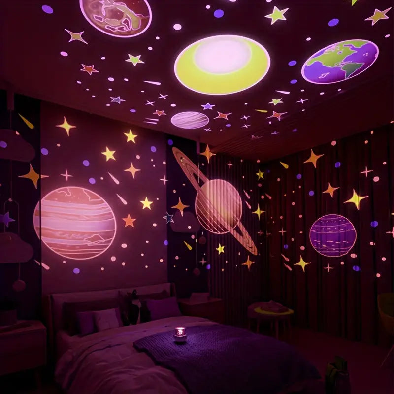 Galaxy Night Light Star Projector Lamp