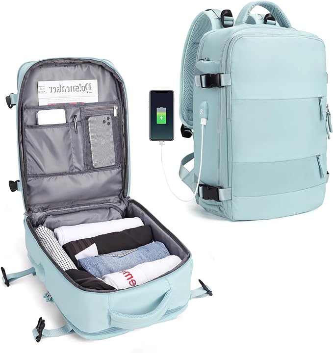 Tough Travel Backpack with USB Charger