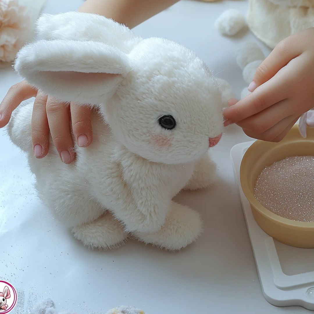 Cuddly Soft Bunny Doll Animated Stuffed Animal Friend
