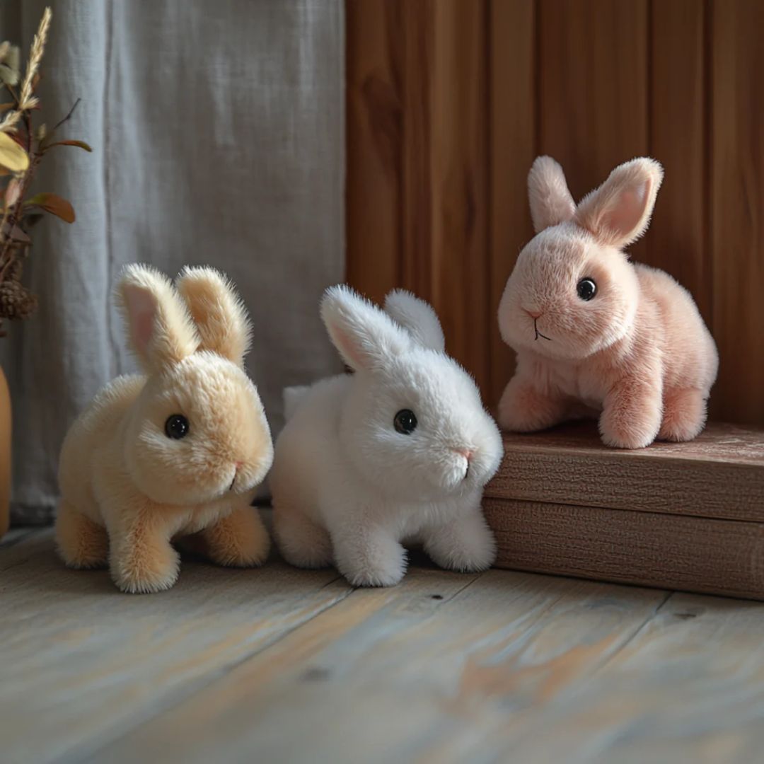 Cuddly Soft Bunny Doll Animated Stuffed Animal Friend