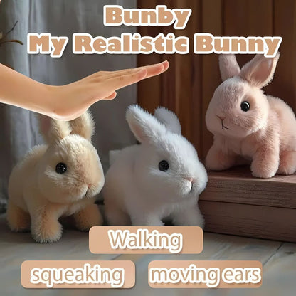 Cuddly Soft Bunny Doll Animated Stuffed Animal Friend