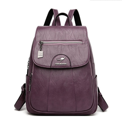 Premium Leather Ladies Backpack Bag