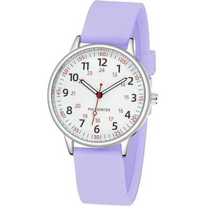 Fashionable Ladies Clip-On Waterproof Silicone Watch
