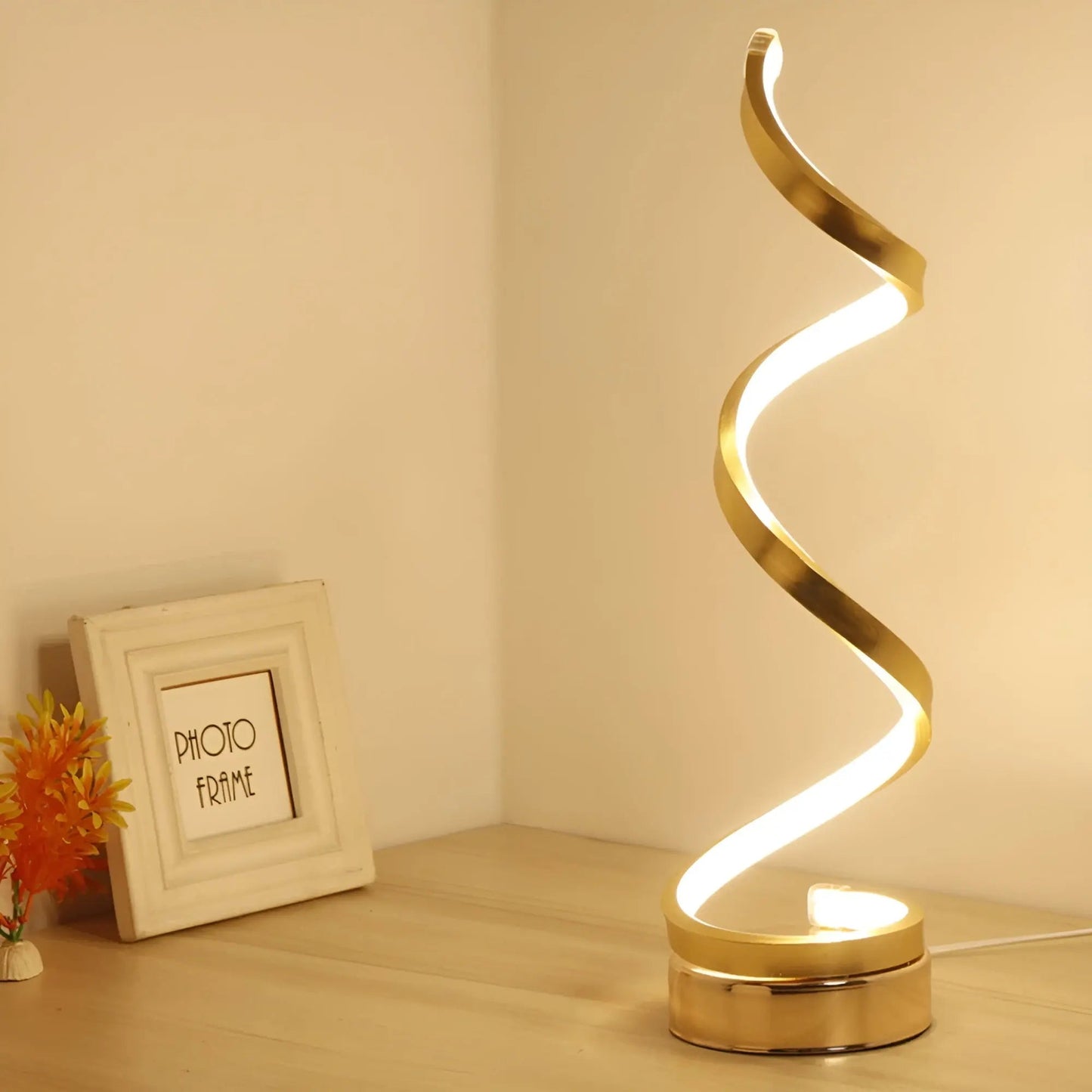 Modern Spiral LED Table Lamp