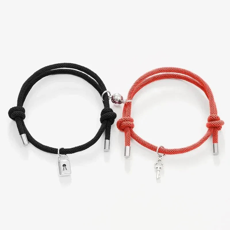 Strong Magnetic Lock Bracelet Set