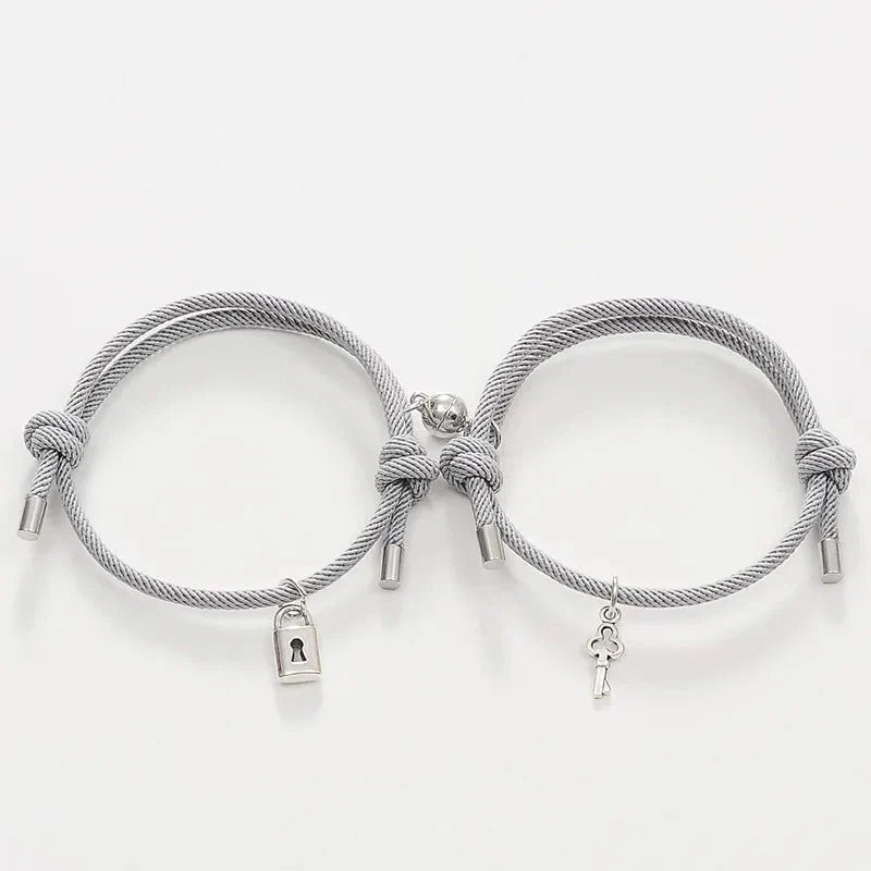 Strong Magnetic Lock Bracelet Set