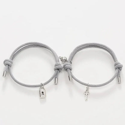 Strong Magnetic Lock Bracelet Set