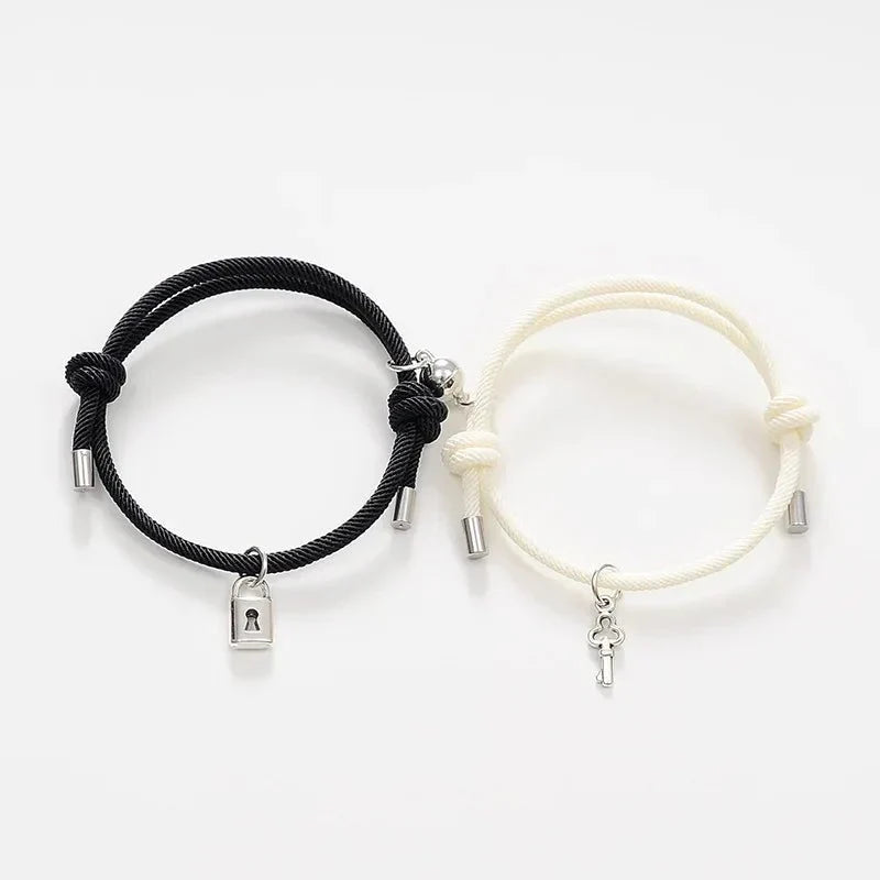 Strong Magnetic Lock Bracelet Set