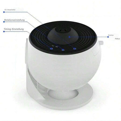 Cosmic Night Light Star Projector Lamp