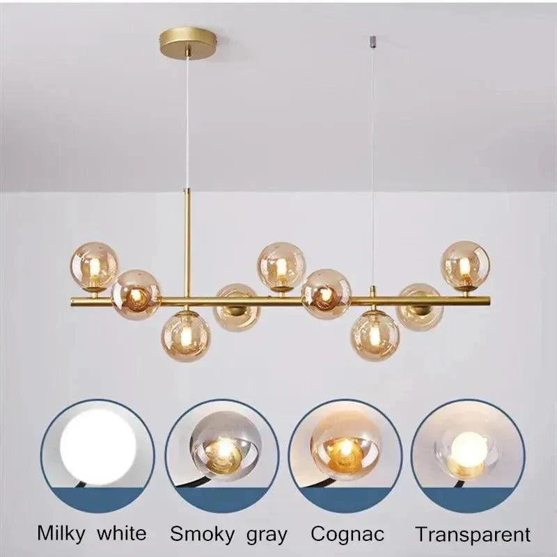 Luxury Crystal Long Chandelier Lighting Fixture - Halri