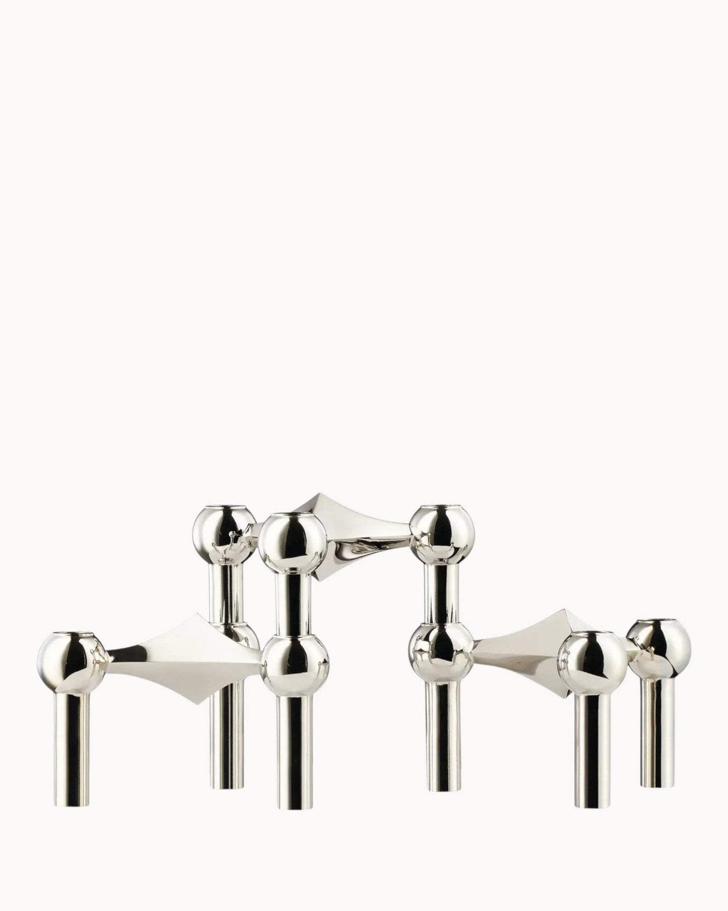 Unique Metal Candle Holder Set for 3 Candles