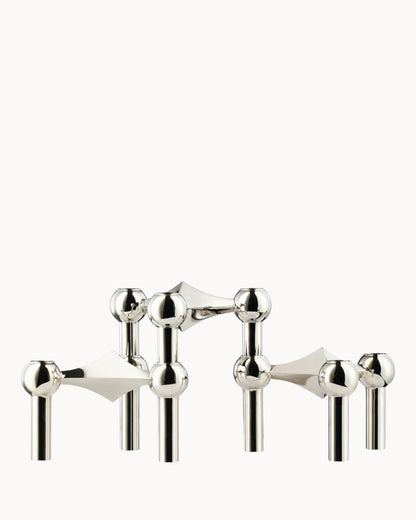 Unique Metal Candle Holder Set for 3 Candles