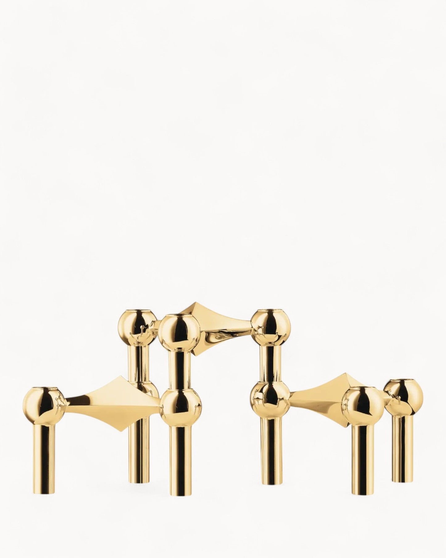 Unique Metal Candle Holder Set for 3 Candles