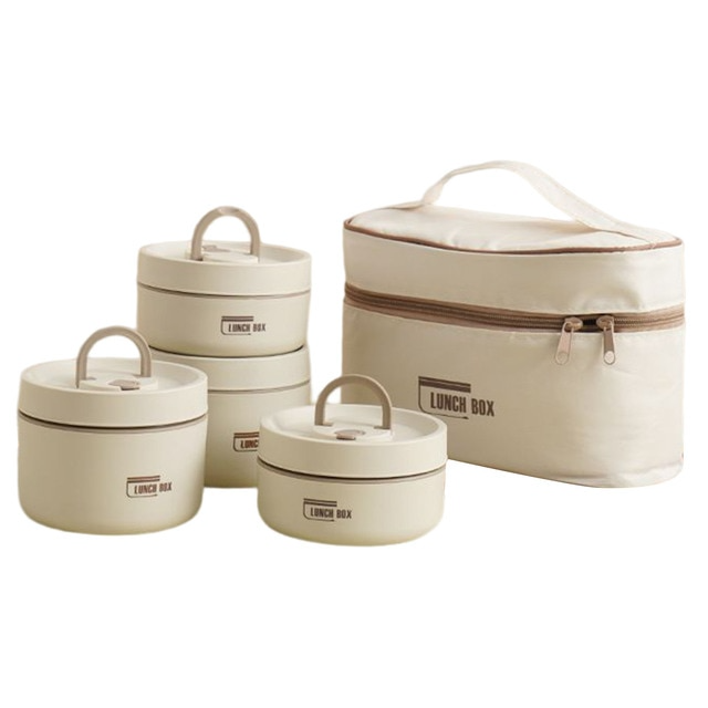 Heat Insulated Food Container with Free Lunch Bag