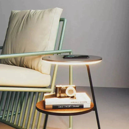 Compact 2-Tier Space Saving Table Lamp