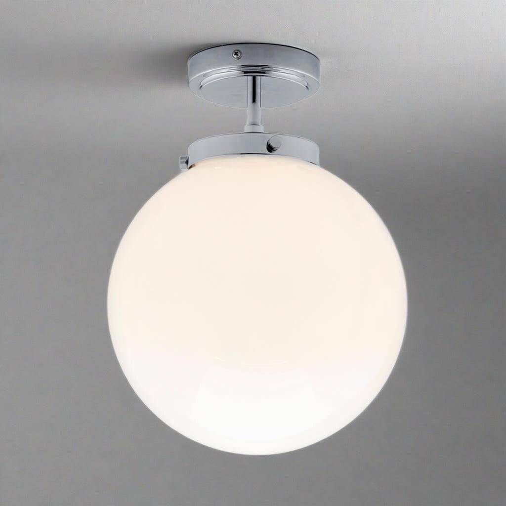 Elegant Round Glass Ceiling Lamp - Halri