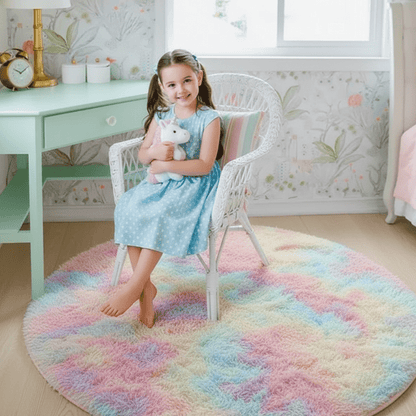 Soft Plush Round Area Rug - Halri