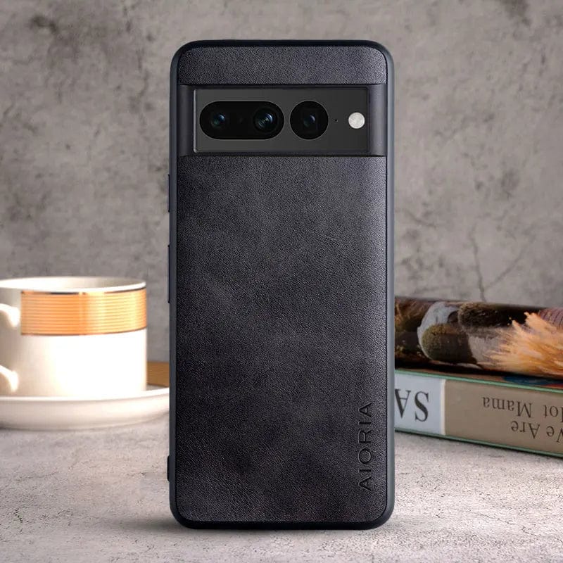 Premium Leather Google Pixel Phone Cases with Shockproof Protection