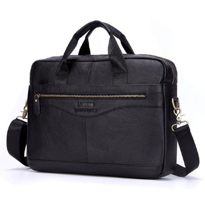 Premium Leather Business Laptop Bag