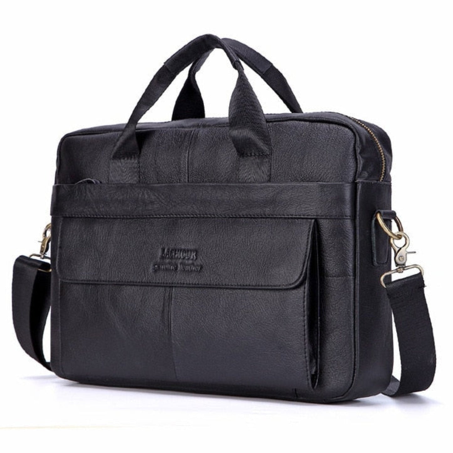 Premium Leather Business Laptop Bag