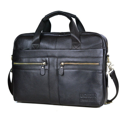 Premium Leather Business Laptop Bag - Halri