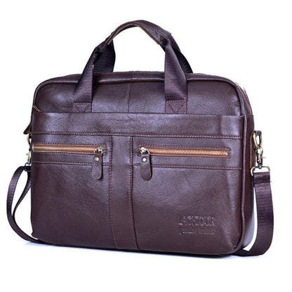 Premium Leather Business Laptop Bag