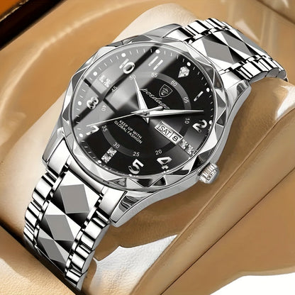 Rugged Waterproof Fitness Watch for Men