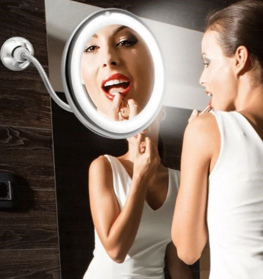 Large LED Illuminated Folding Makeup Mirror - Halri
