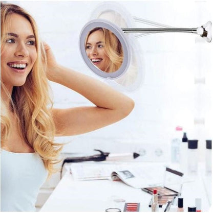 Large LED Illuminated Folding Makeup Mirror