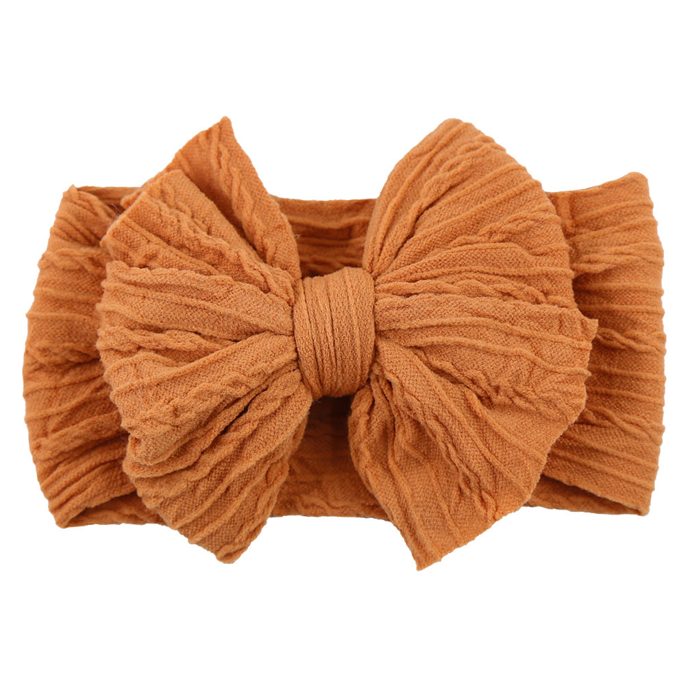 Kids' Soft Nylon Hair Bow Headband