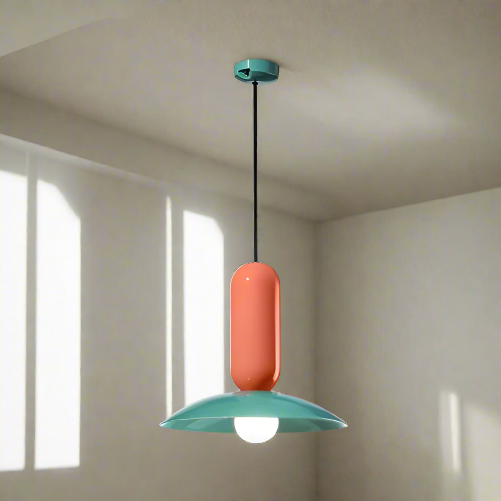 Vibrant Colorful Hanging Lamp