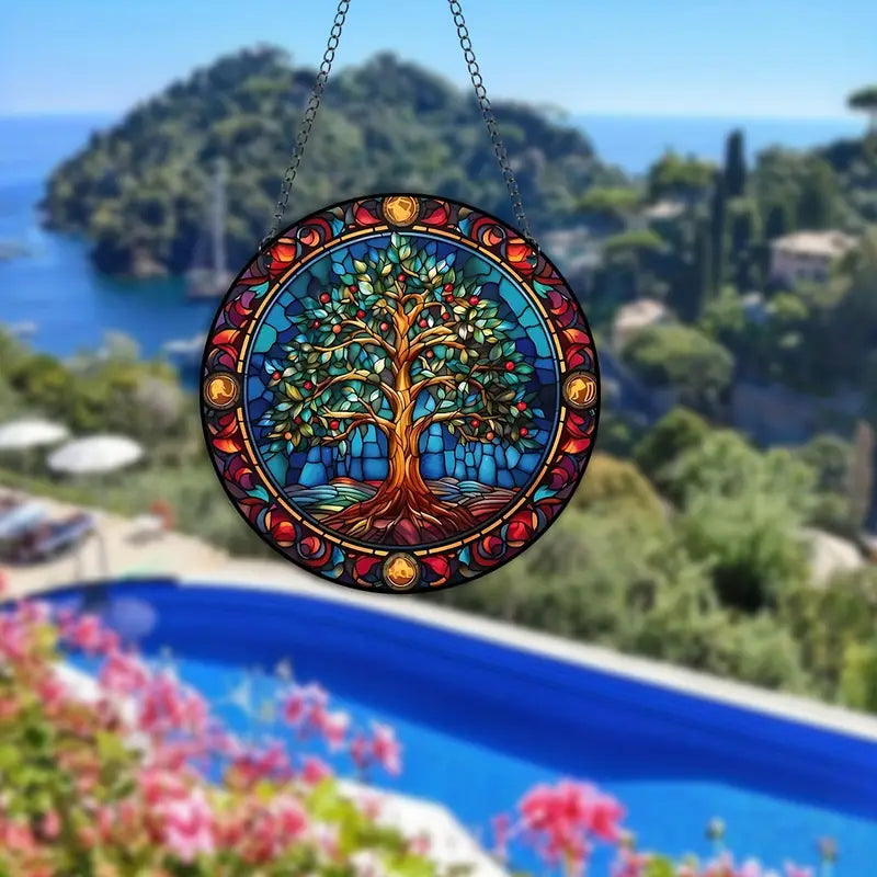 Colorful Glass Crystal Window Hanger Decoration