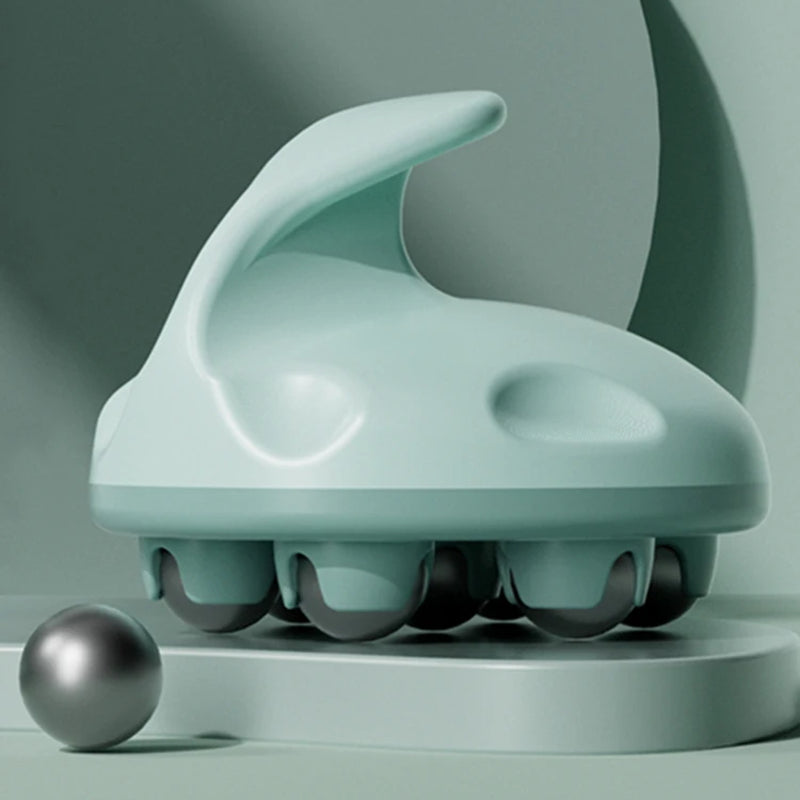 Portable 7 Roller Stainless Steel Body Massager