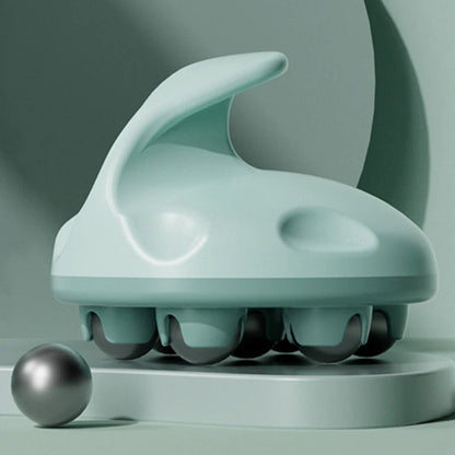 Portable 7 Roller Stainless Steel Body Massager
