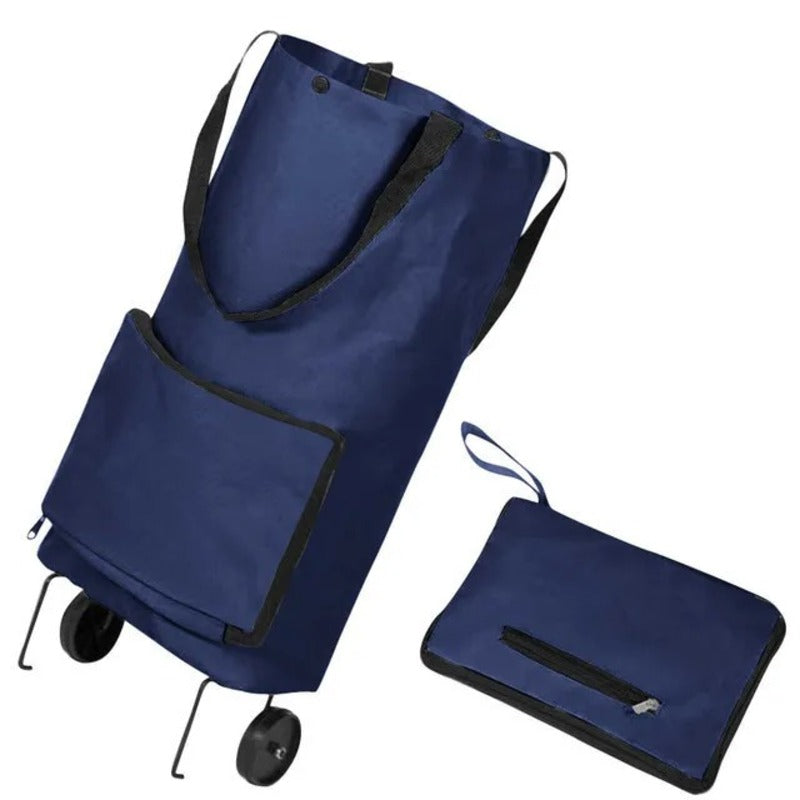 Collapsible Cart Bag with Wheels Storage