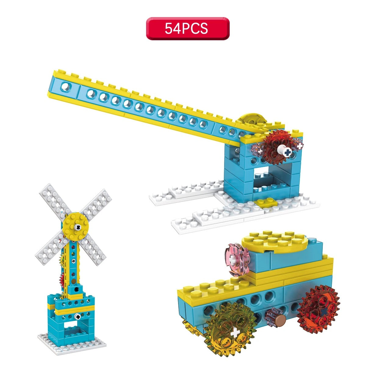 Fun STEM Building Blocks Construction Toy Set