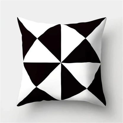 Modern Geometric Pattern Throw Pillow Cover