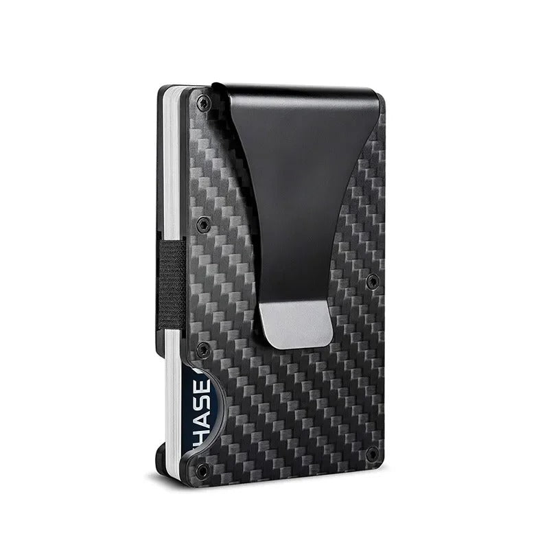 Metallic Slim RFID Money Clip Wallet