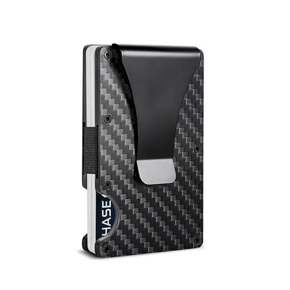 Metallic Slim RFID Money Clip Wallet