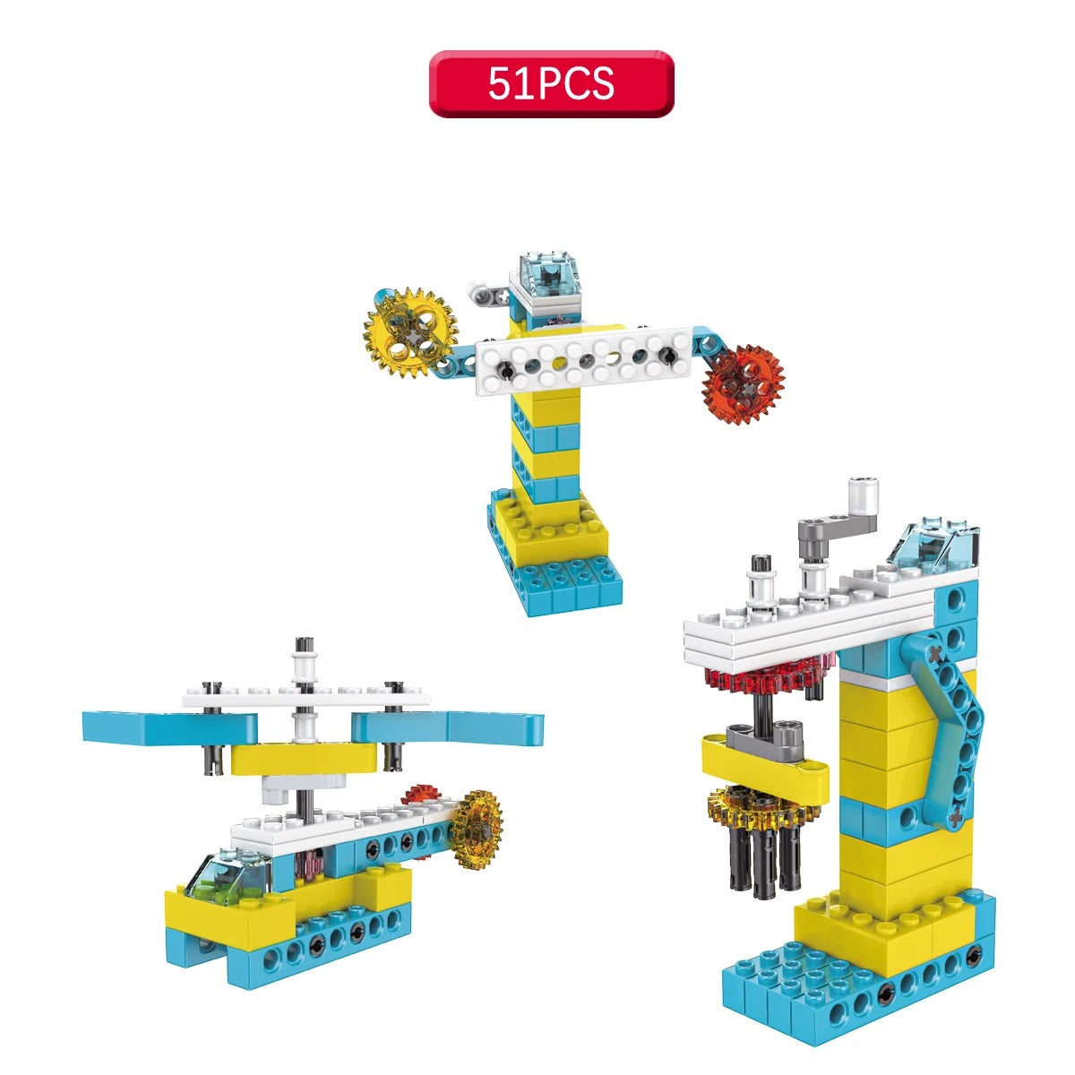 Fun STEM Building Blocks Construction Toy Set