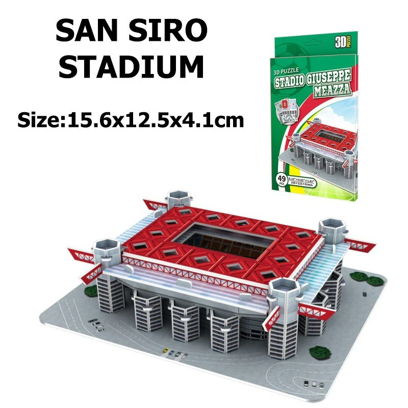 Small 3D Football Field Jigsaw Puzzle for Kids