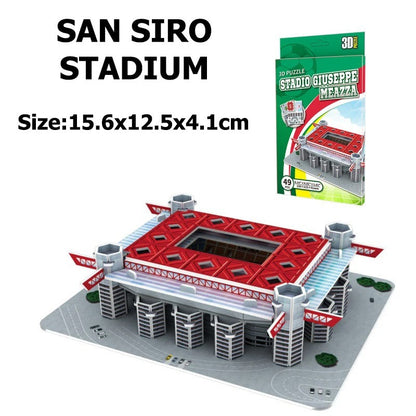 Small 3D Football Field Jigsaw Puzzle for Kids
